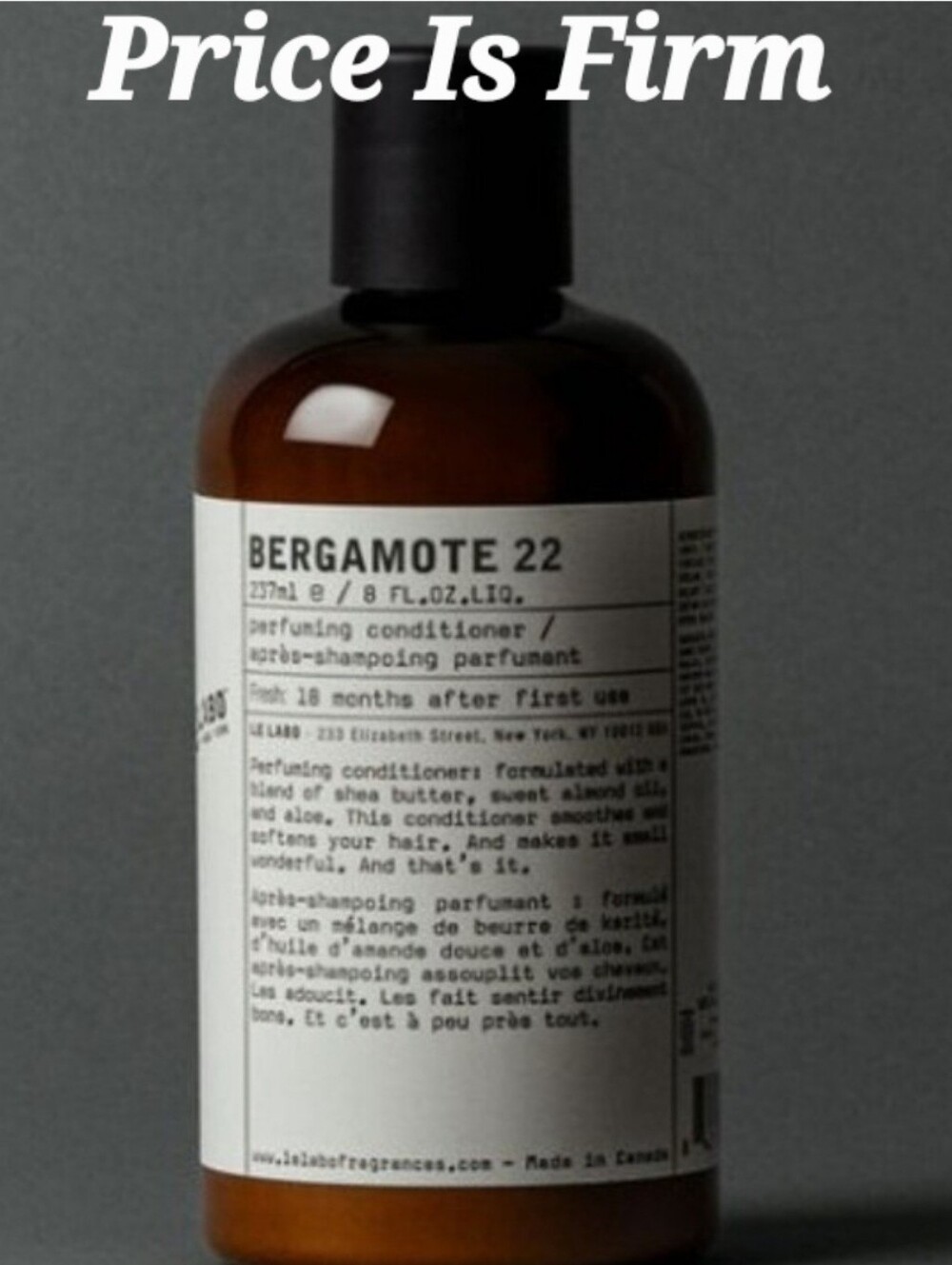 LE LABO Bergamote 22 Conditioner